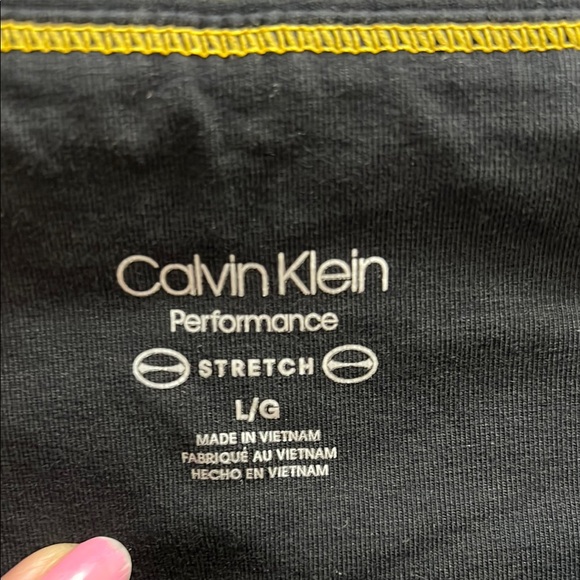 Calvin Klein Black Logo Trim Leggings - Picture 7 of 7